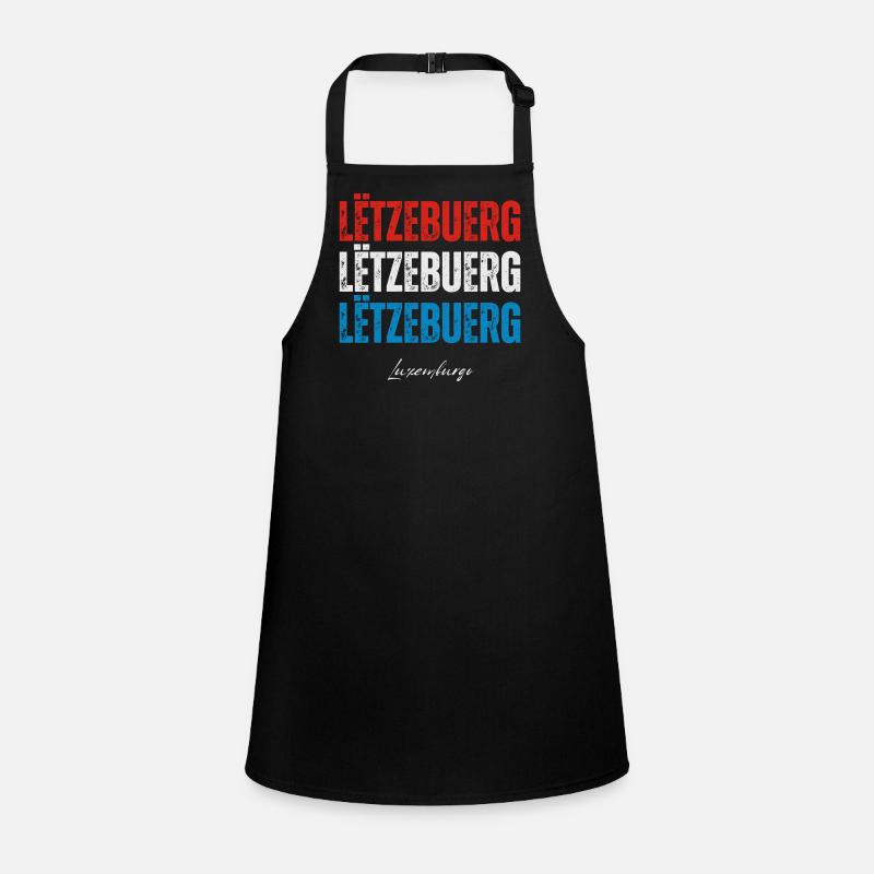 Drapeau du Luxembourg, fierté luxembourgeoise Tablier Enfant