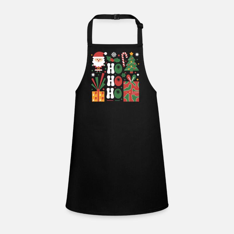 Festive Christmas Icon Set for Apparel Children's Apron
