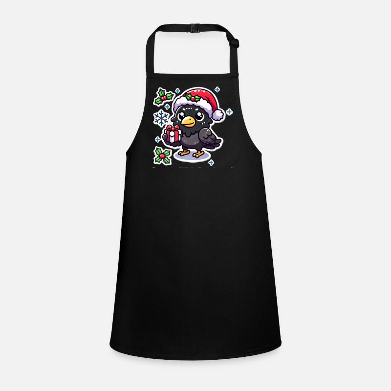 Festive Crow Mischief Children's Apron