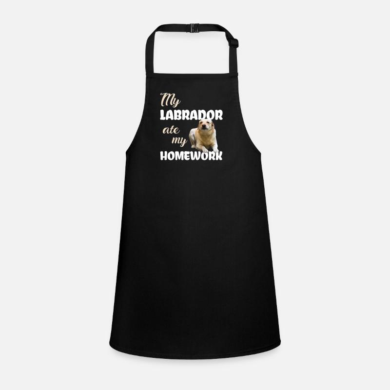 Labrador Homework Children's Apron