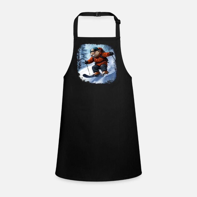 Beaver Skis Children's Apron