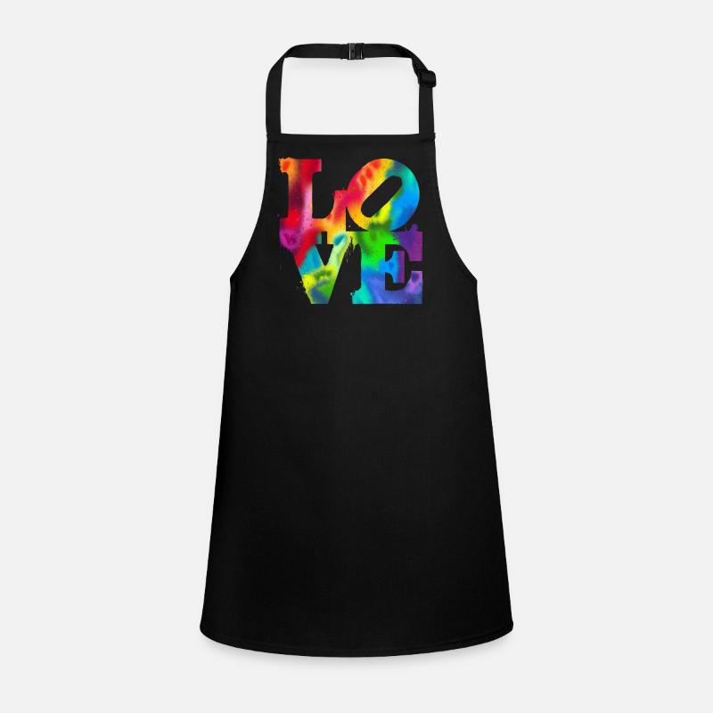 Regenbogen-Graffiti LOVE Burst Schürze für Kinder