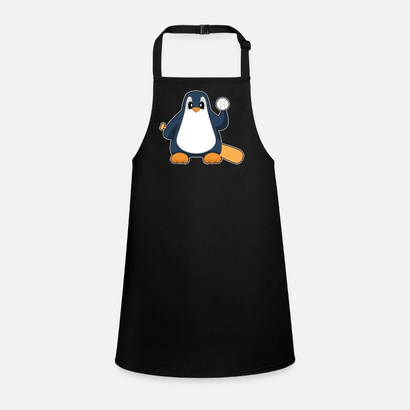 Penguin Baseball Batte de Baseball Tablier Enfant