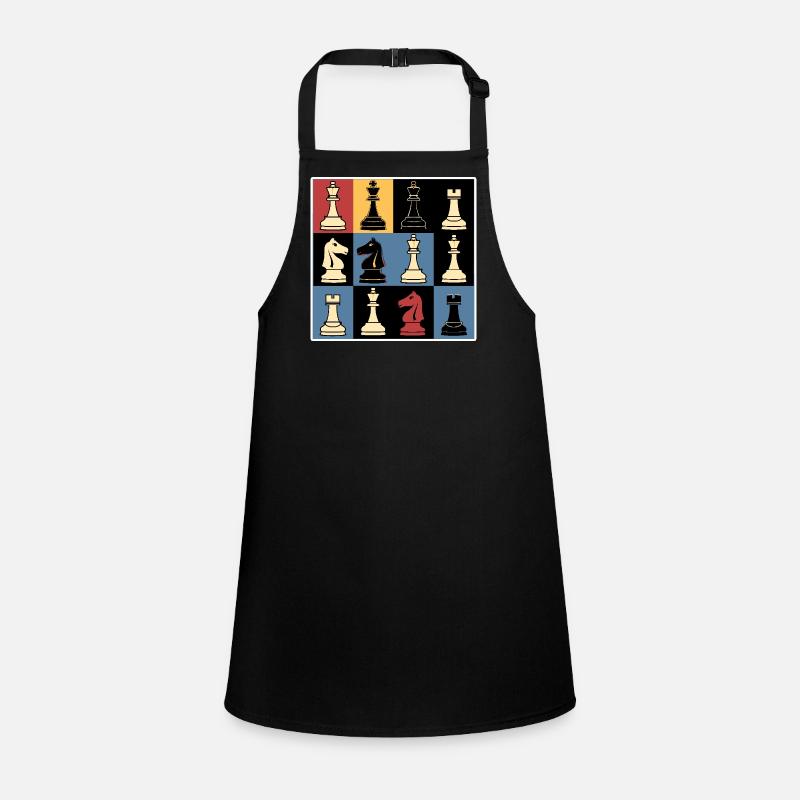 Chess Pieces Graphics Children's Apron