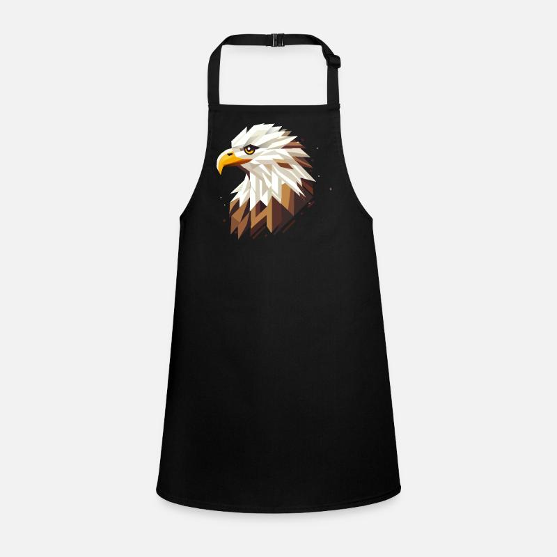Geometric bald eagle – symbol of strength Children's Apron