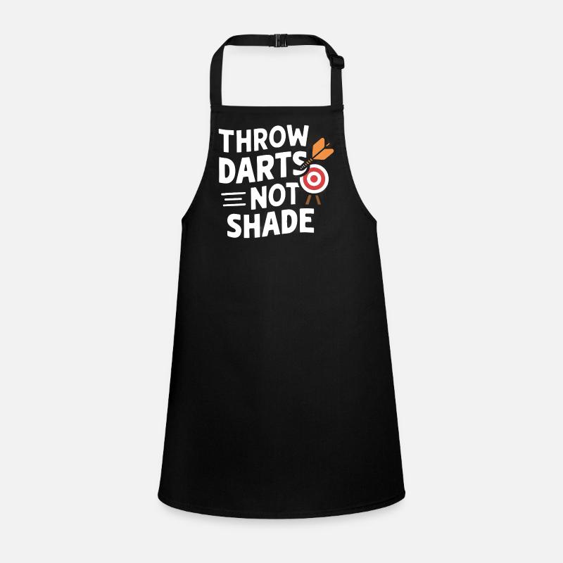 Throw Darts, Not Shade Children's Apron