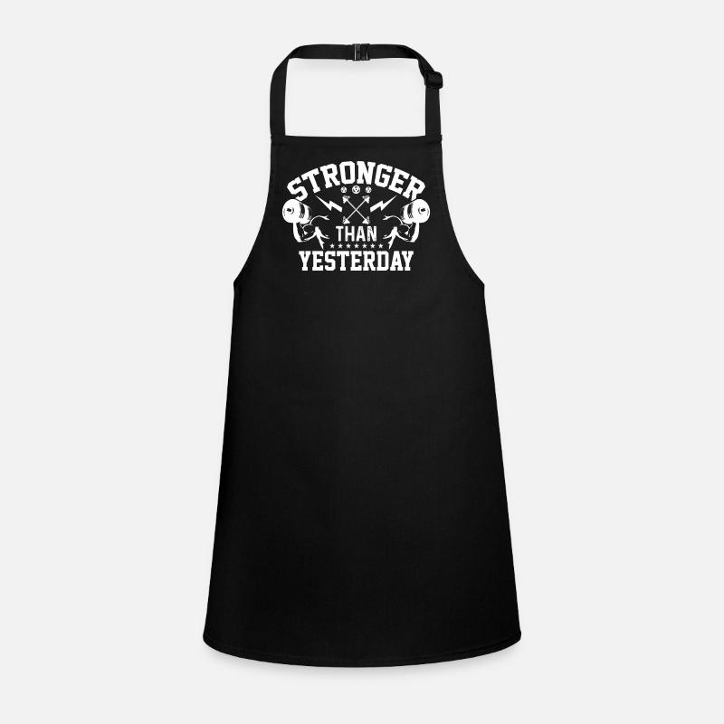 Stronger Than Yesterday Children's Apron