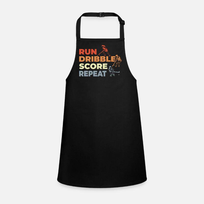 Run, dribble, score, repeat Children's Apron