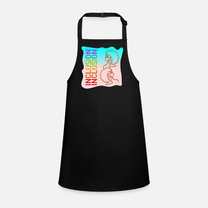 INCLUSION DIVERSITY LINE ART Children's Apron