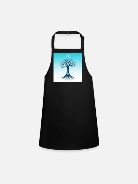 Spiritual Tree - Tablier Enfant - noir - Devant