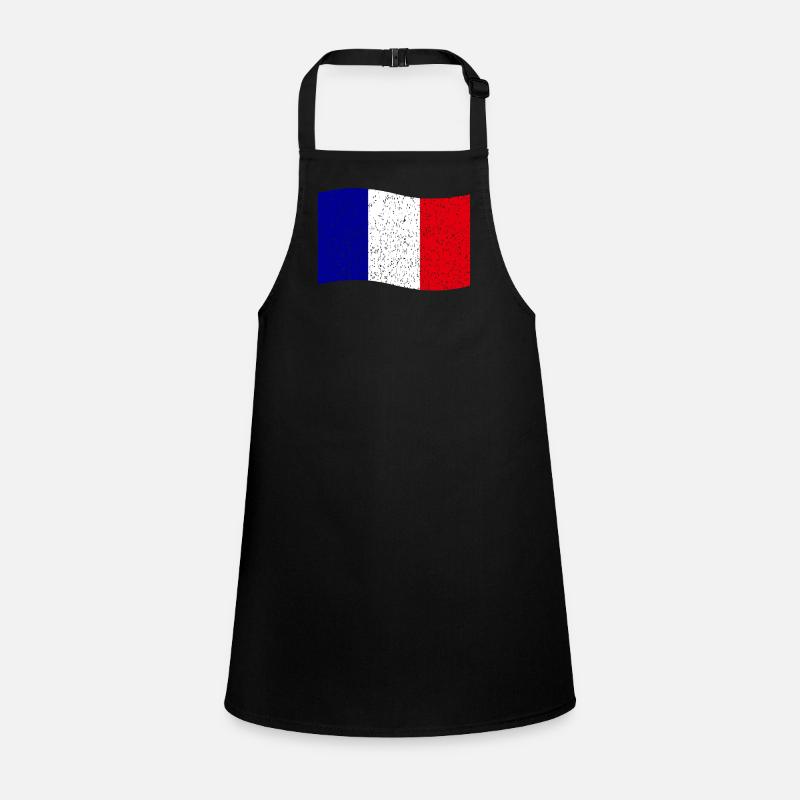 drapeau français vintage Tablier Enfant