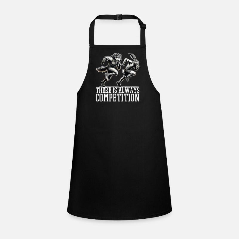 Competition Hare and Wolf Competition Gift Children's Apron