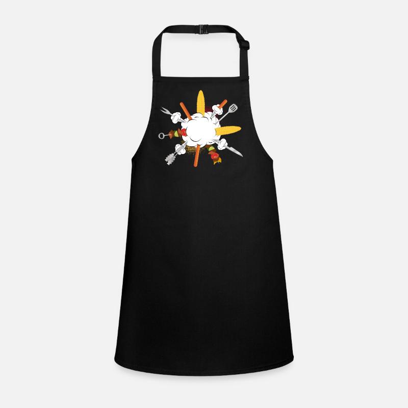 Grill explosion – comic motif for real guys Children's Apron
