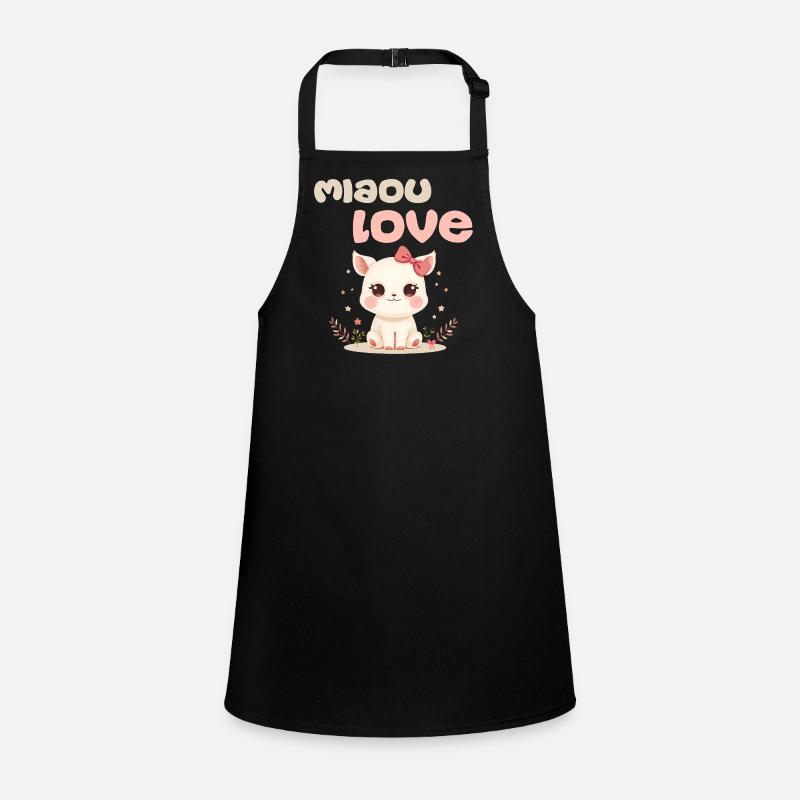 Meow Love Character by Helfspawn Children's Apron