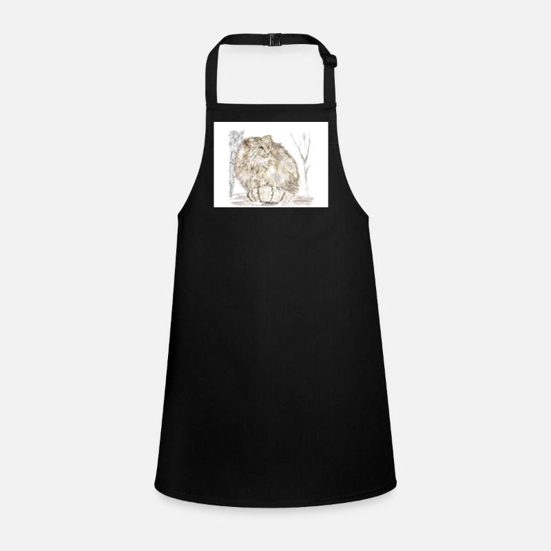 Chat sauvage de Manul Tablier Enfant