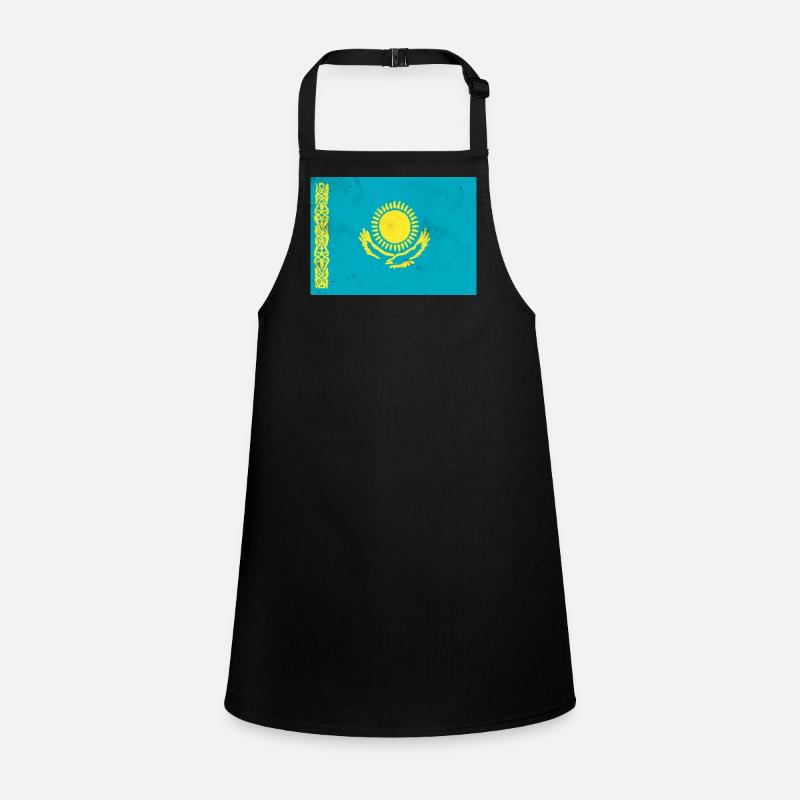 Flagge von Kasachstan Schürze für Kinder