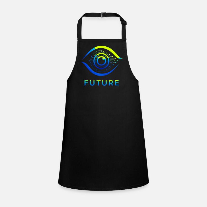 Futuristic Circle Technology Design Children's Apron