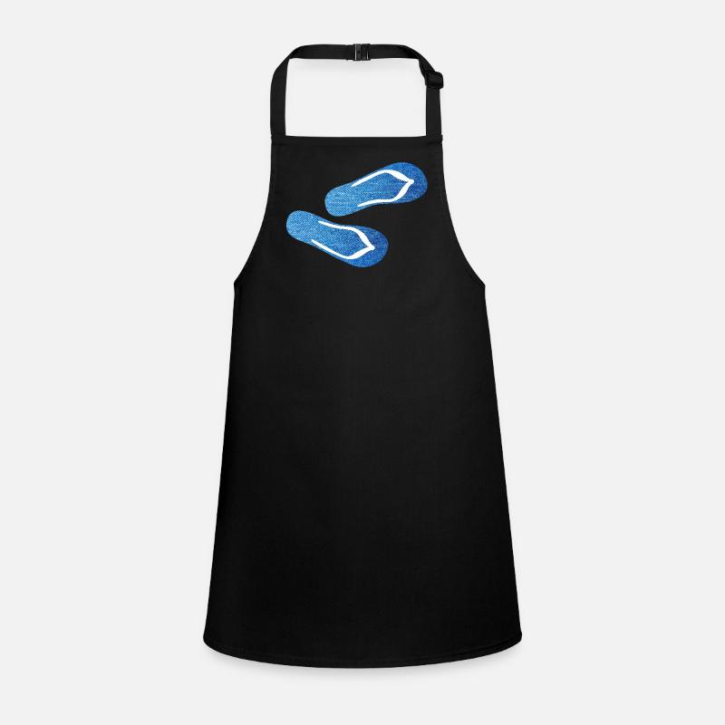 Badelatschen Jeans Latschen Schuhe Flip Flops Camp Schürze für Kinder