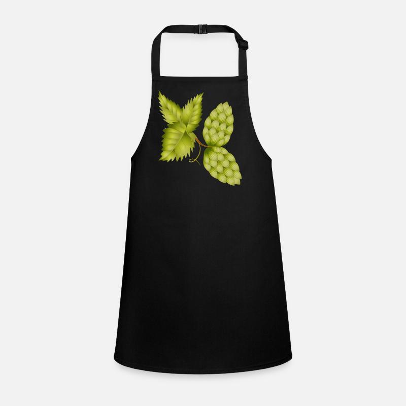 Houblon et feuille de houblon – motif de bière naturelle Tablier Enfant