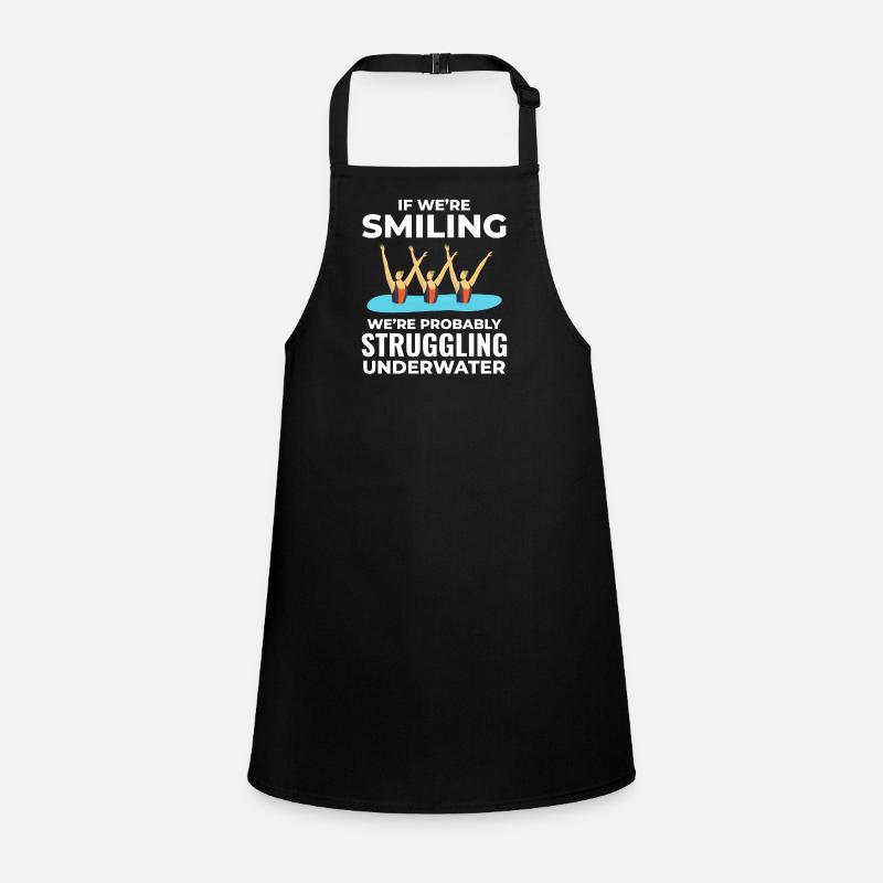 Underwater Struggle Swim Group Synchronized Swim Children's Apron