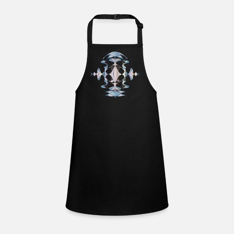 Experimental illustration with glowing lines Children's Apron