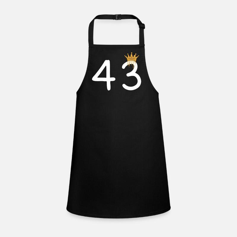 Royal Crown Handlettering Design Children's Apron