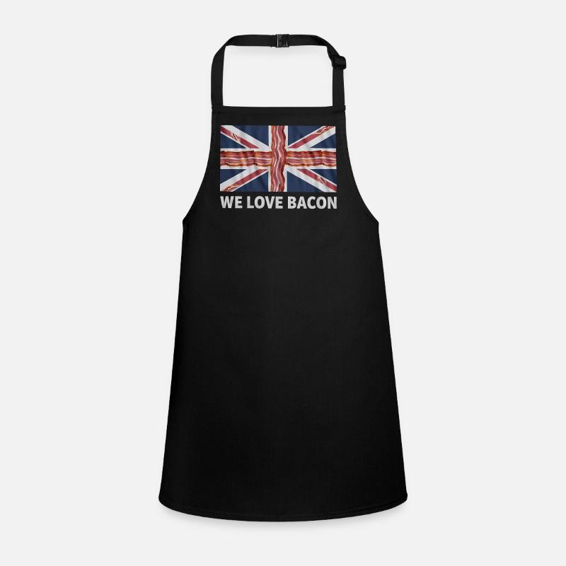 Nous aimons le bacon UK Mème Tablier Enfant