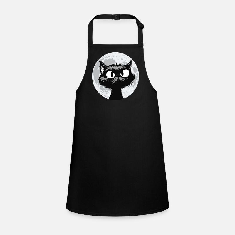 Moon Cat Midnight Children's Apron