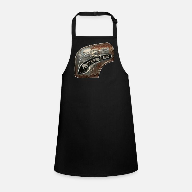 Rust Never Sleeps Metal Art Children's Apron