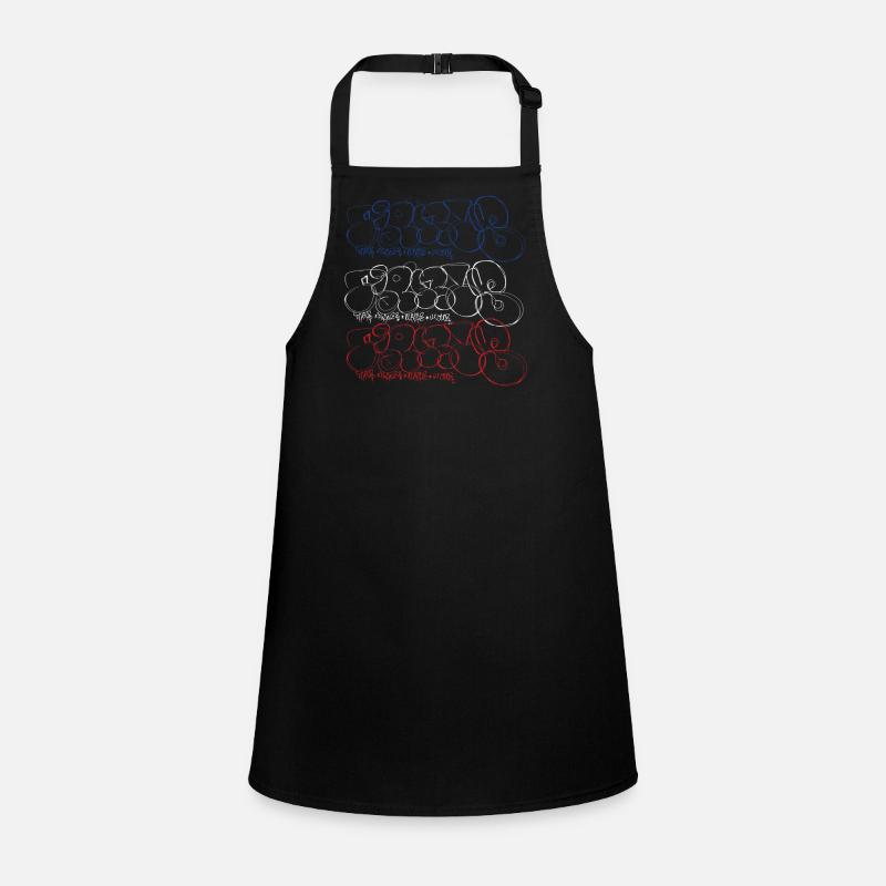 Graffiti Art Collage Print (Parisian Bubble Style Children's Apron