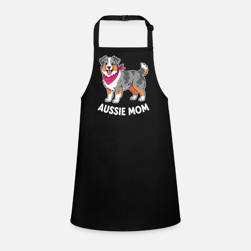 Mignon motif de berger australien - Aussie Mom Tablier Enfant