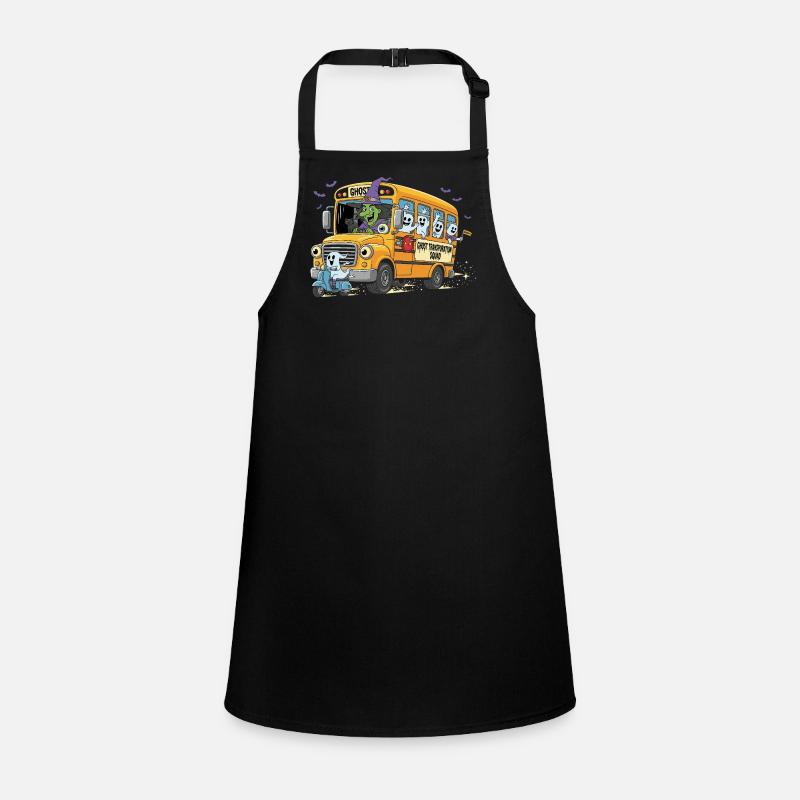 Spooky Bus Haunted Crew Children's Apron