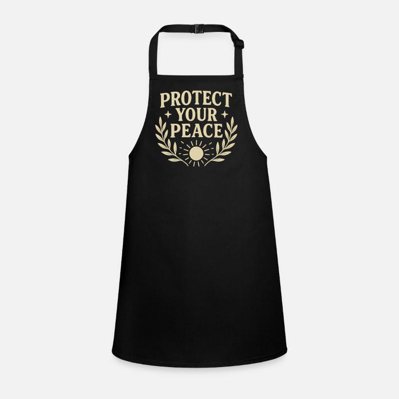 Protect Your Peace Inspirational Design Children's Apron