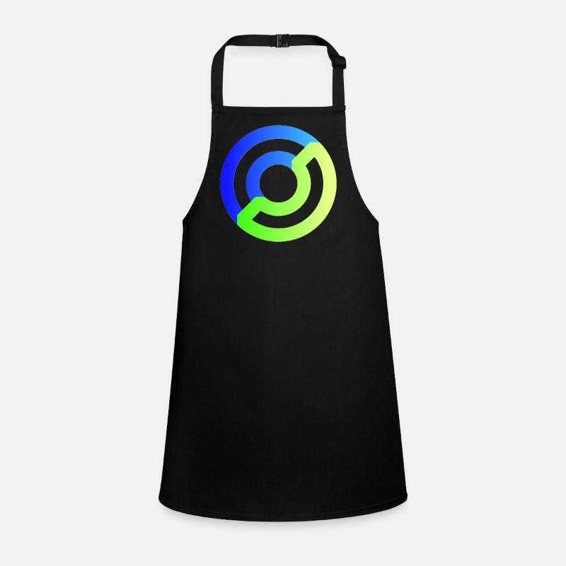 Futuristic Spiral Abstract Design Children's Apron