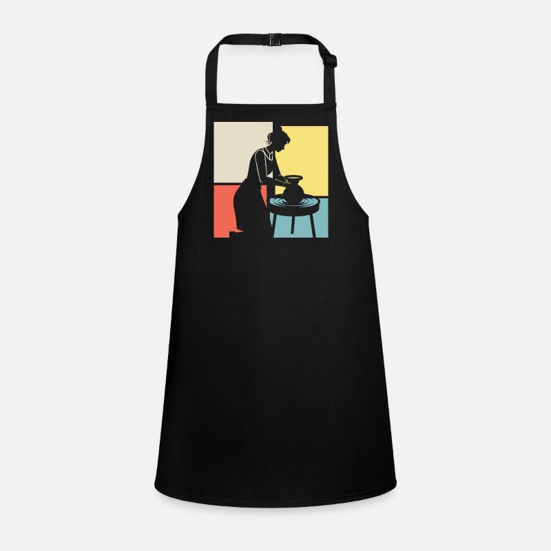 Creative pottery for ceramic lovers Children's Apron