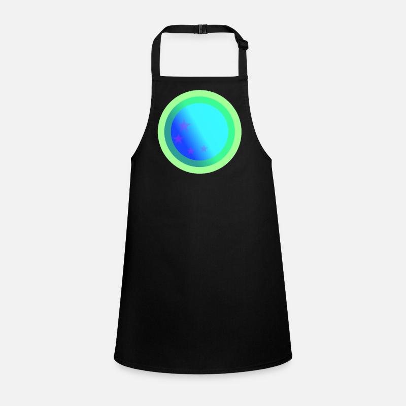 Celestial Blue Constellation Design Children's Apron