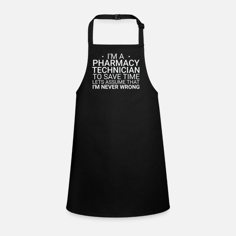 Pharmacy technician Never Wrong Children's Apron