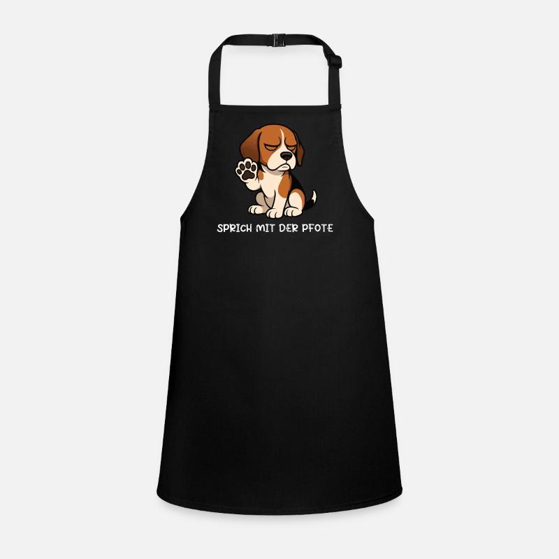 Parlez à la patte Beagle Propriétaire du Beagle Tablier Enfant