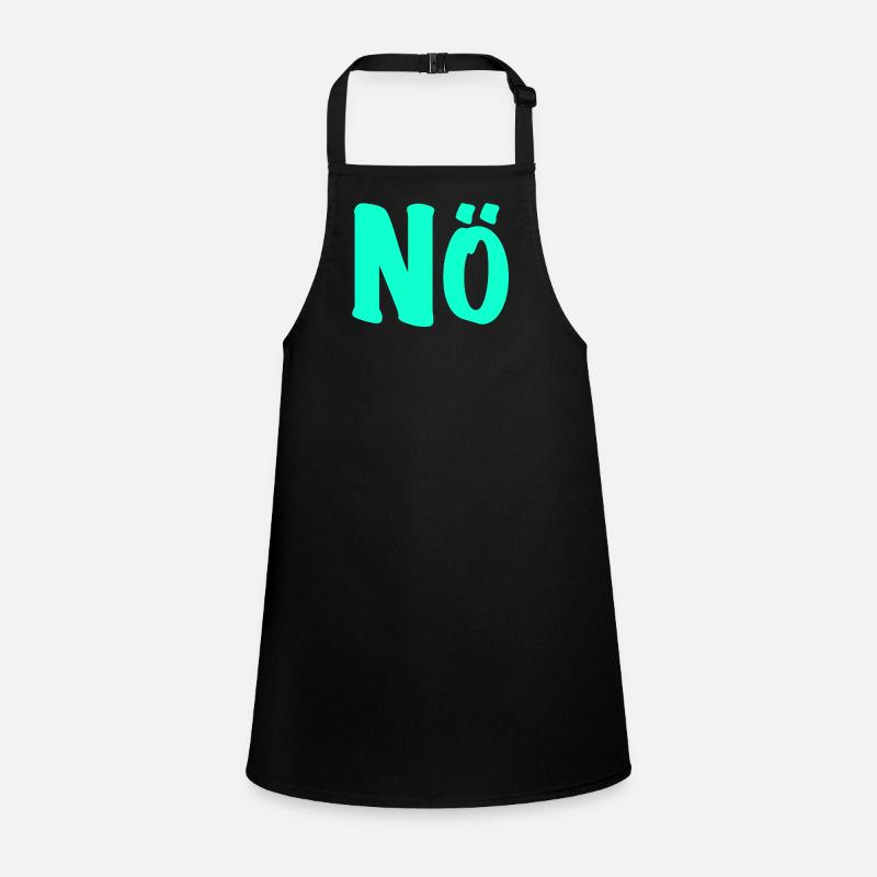 NÖ - null Bock - anti - dagegen Schürze für Kinder