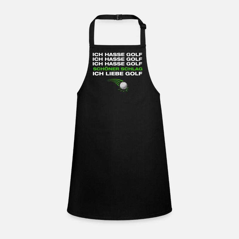 I love golf golfer golfing Children's Apron