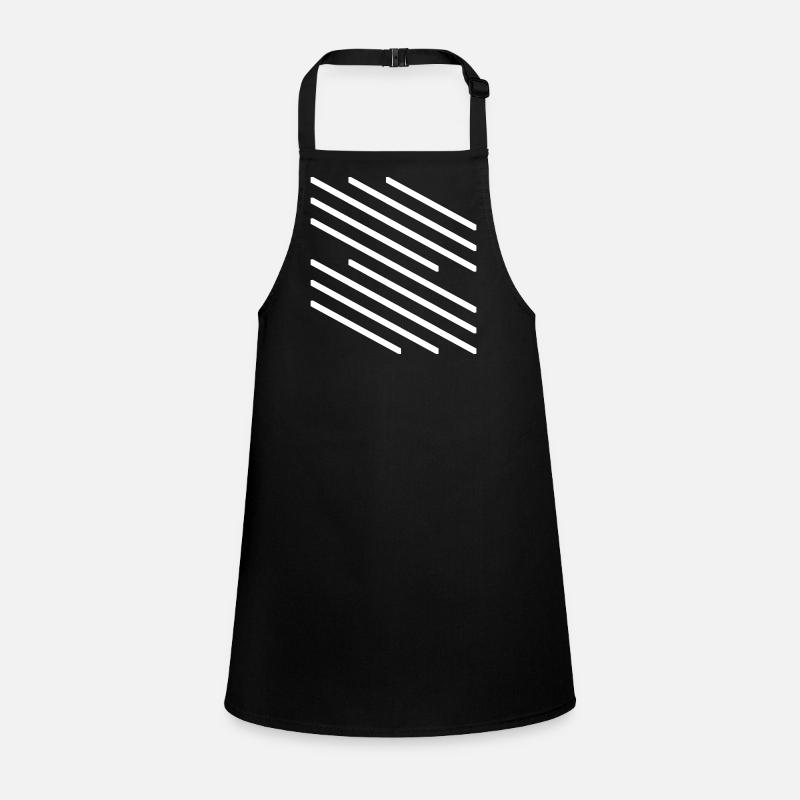 Conception minimaliste de motif de ligne diagonale Tablier Enfant