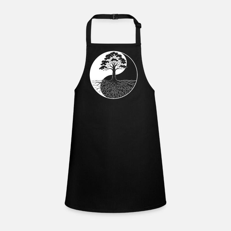 Conception de l’arbre de vie Yin et Yang Tablier Enfant