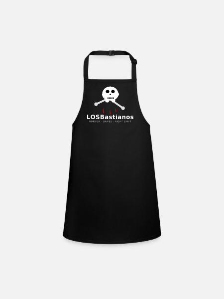 La « Nuit sanglante » de LosBastiano – Skull & Bones - Tablier Enfant - noir - Devant