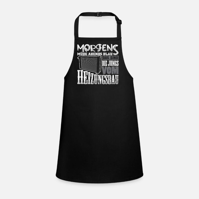 Heating Engineer Heating Construction Plumber Plumber Children's Apron