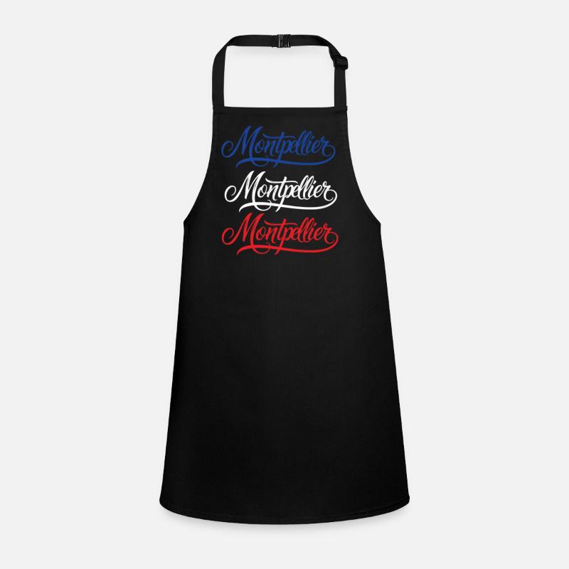 Montpellier Retro Lettering Design Children's Apron
