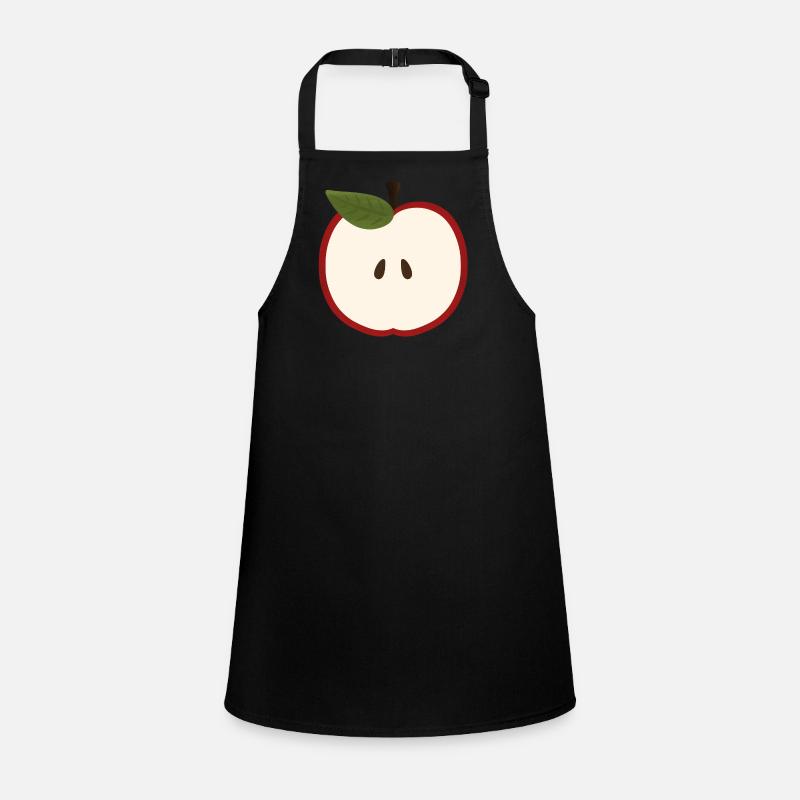 Apple Half Illustration Children's Apron