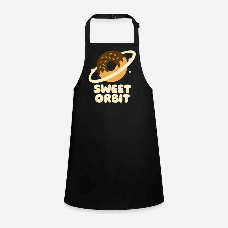 Cute Orbit Donut Planet Children's Apron