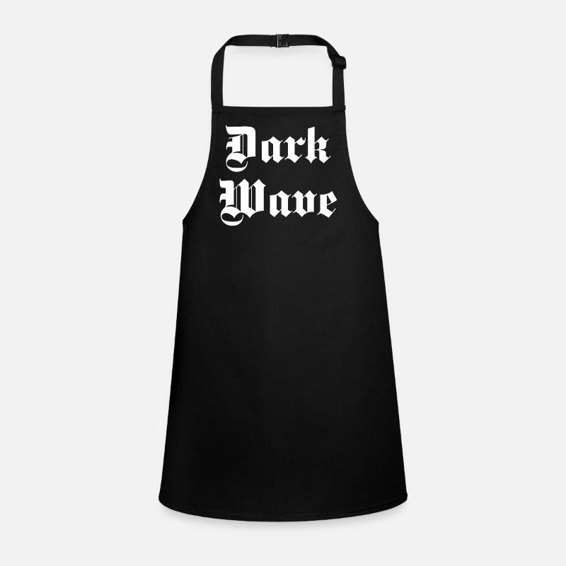 Dark Wave music Gothic Typography Children's Apron