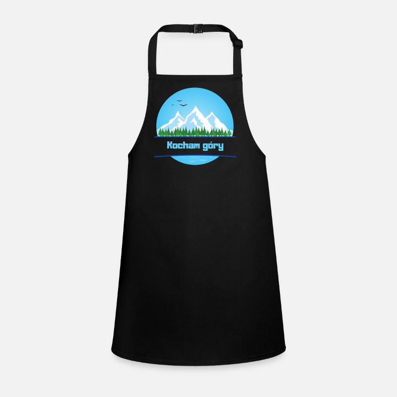 I love mountains Children's Apron