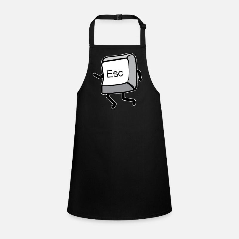 Cartoon Movement Esc Key Children's Apron